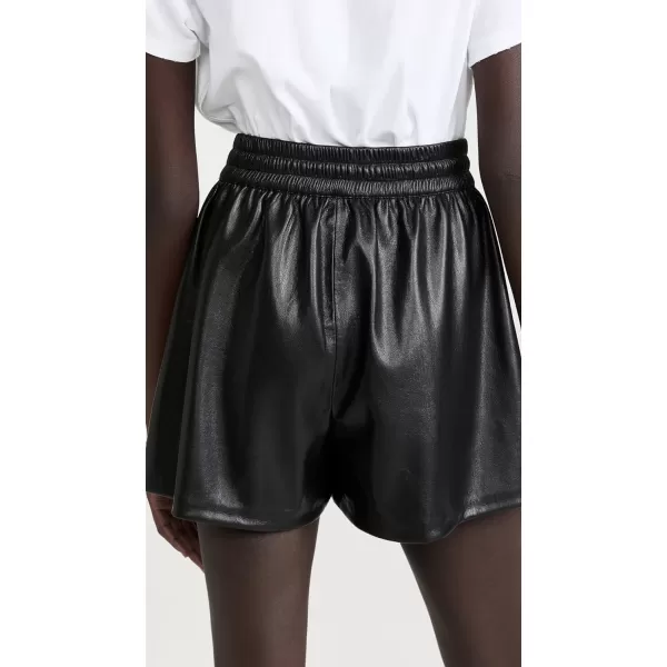 Good American Womens Better Than Leather ShortsBlack001