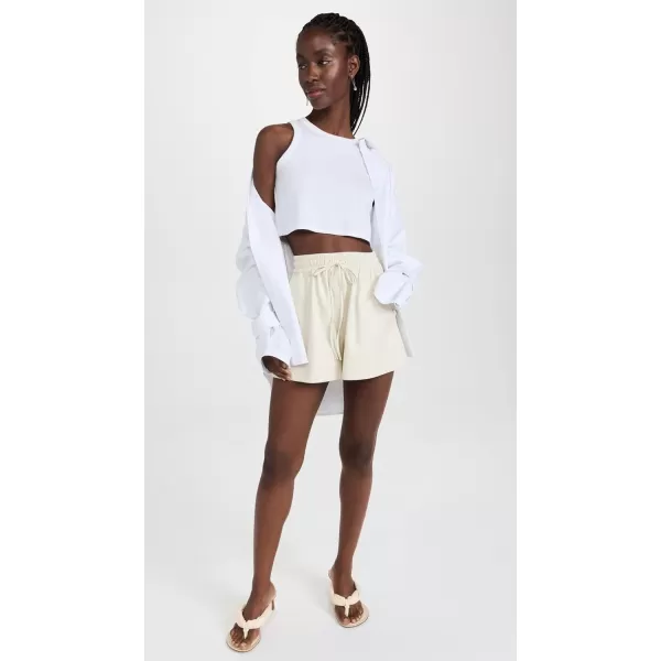 Good American Womens Better Than Leather ShortsBone001