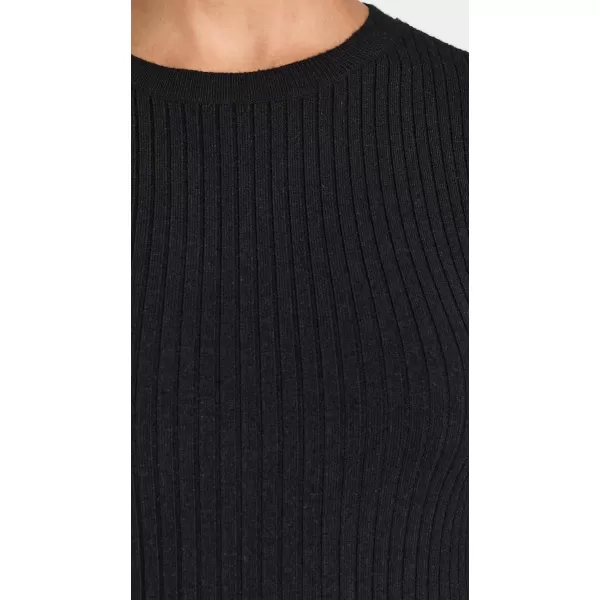 Good American Womens Cozy Rib Mini DressBlack001