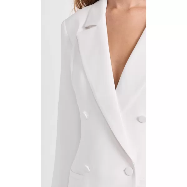 Good American Womens Luxe Suiting Exec DressIvory001