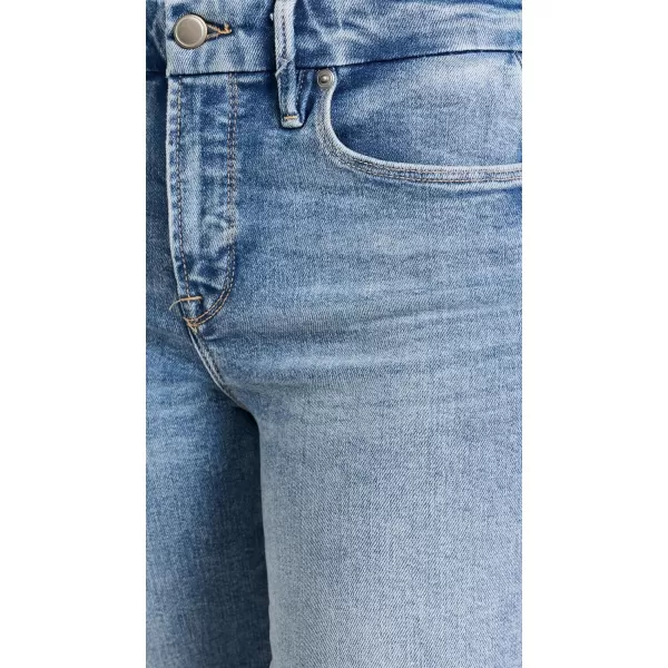 Good American Womens The Good Petite Straight JeansIndigo254