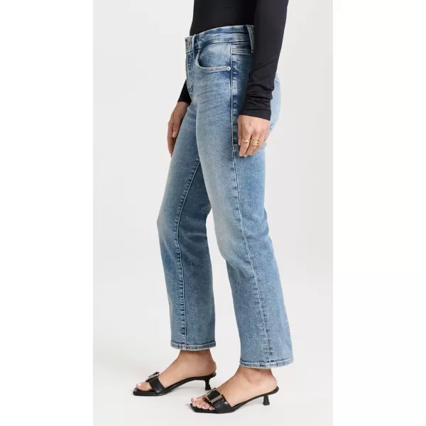 Good American Womens The Good Petite Straight JeansIndigo254