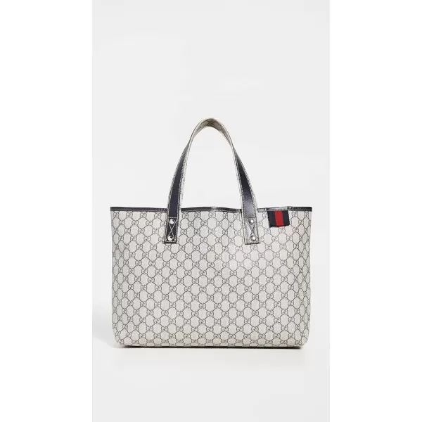 Gucci Womens PreLoved Web Loop Supreme ToteBlue