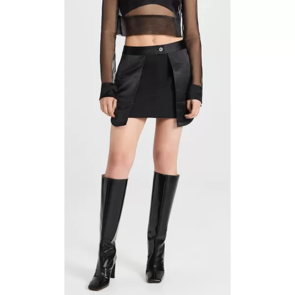 Helmut Lang Womens Inside Out MiniskirtBlack