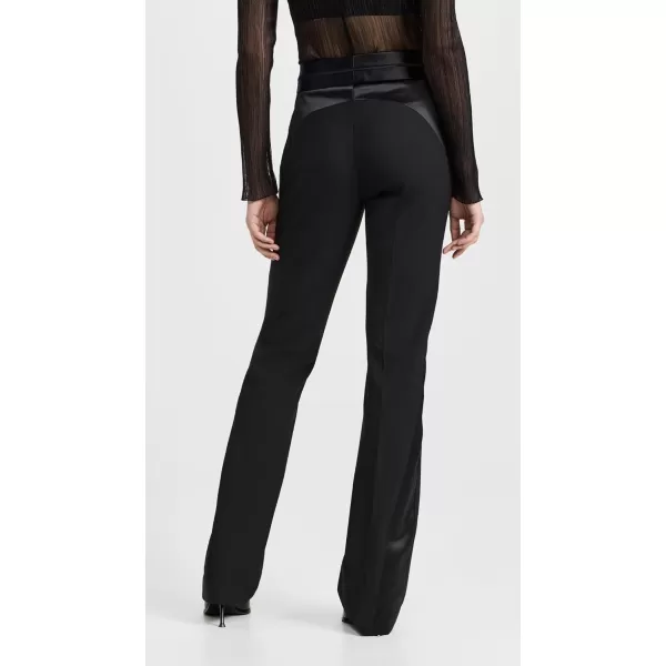 Helmut Lang Womens Wool Bootcut PantsBlack