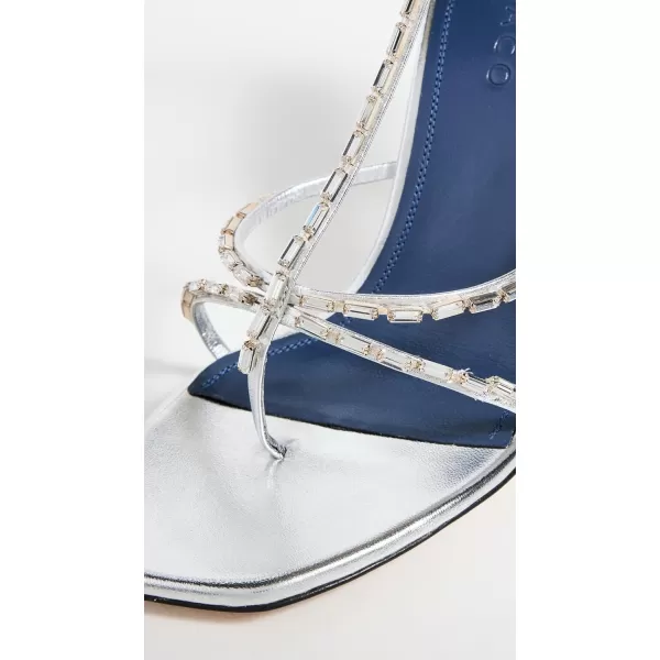 IINDACO Womens Diana SandalsSilver