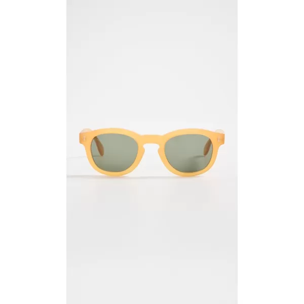 Illesteva Murdoch Matte Honey Gold SunglassesOrange