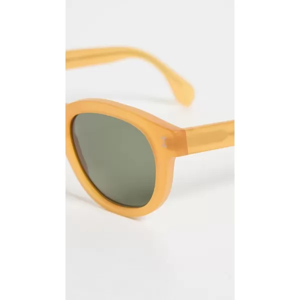 Illesteva Murdoch Matte Honey Gold SunglassesOrange