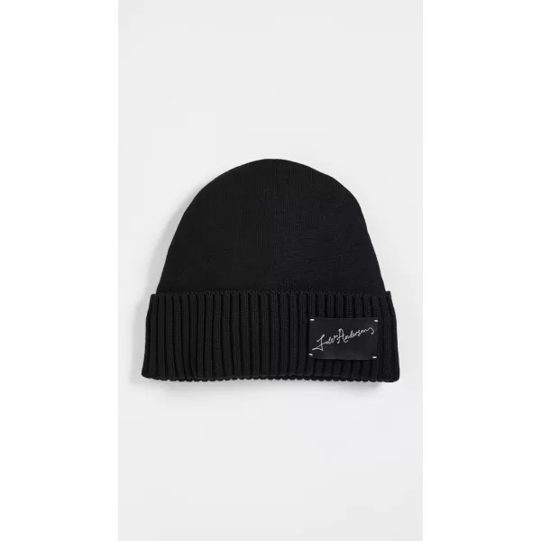 JW Anderson Mens Label HatBlack