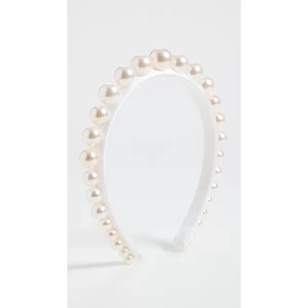 Jennifer Behr Womens Perlina Headband Pearl Off White 1 CountPearl