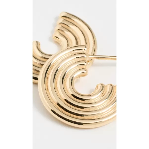 Jennifer Zeuner Jewelry Womens Camilla HoopsGold