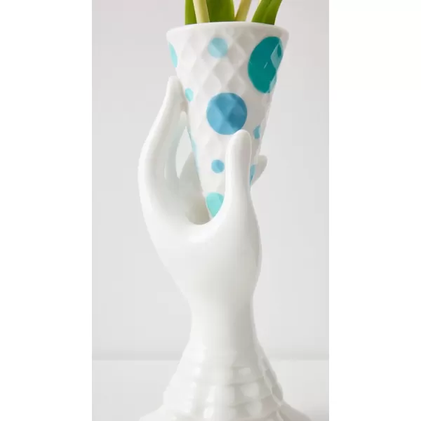 Jonathan Adler Womens LPop IScream Vase Blue One SizeBlue