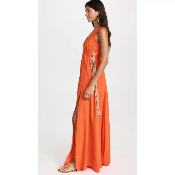 Just BEE Queen Womens Arabella Maxi DressTangerine