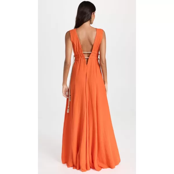 Just BEE Queen Womens Arabella Maxi DressTangerine