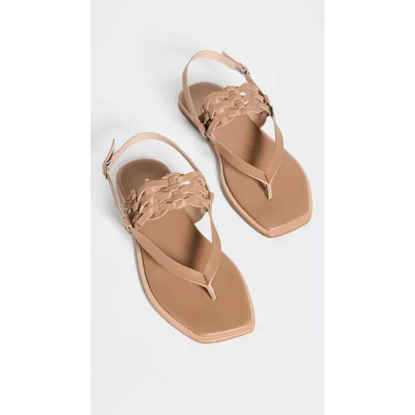 KAANAS Womens Meru Thong Sandals with Ankle StrapCaramel