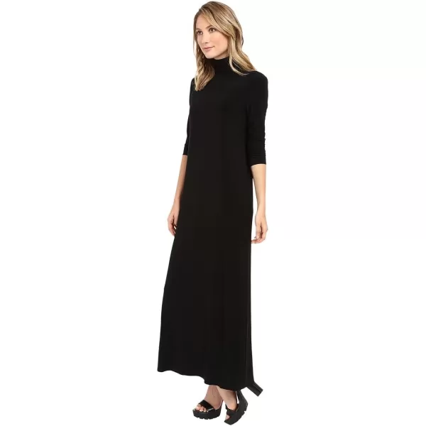 KAMALIKULTURE Womens Go Turtleneck Maxi DressBlack