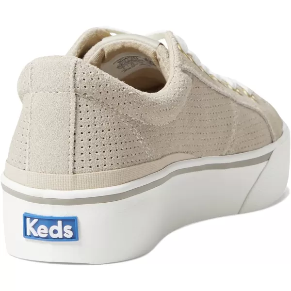 Keds Womens Jump Kick Duo Lace Up SneakerGrey Suede