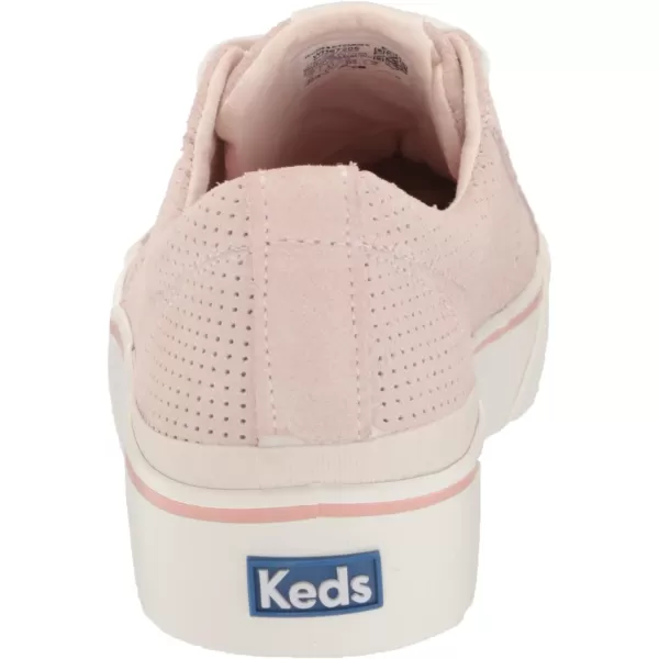 Keds Womens Jump Kick Duo Lace Up SneakerLight Pink Suede