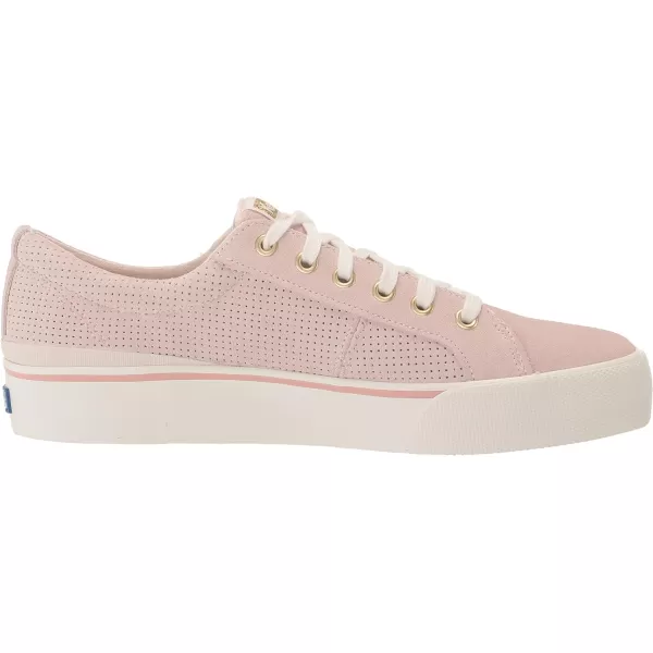 Keds Womens Jump Kick Duo Lace Up SneakerLight Pink Suede