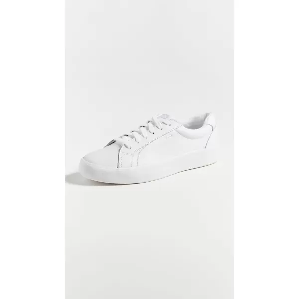 Keds Womens Pursuit Lace Up SneakerWhite Leather