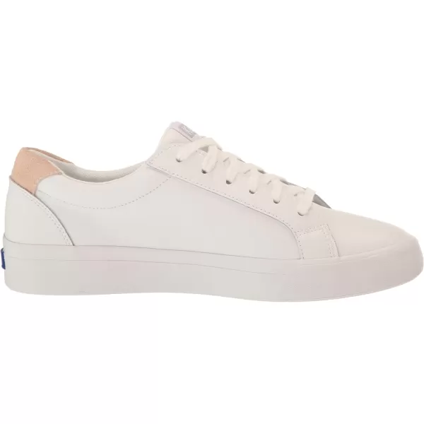 Keds Womens Pursuit Lace Up SneakerWhiteBlush Leather