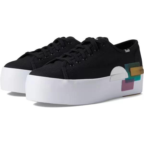 Keds Womens Triple Up Canvas SneakerBlack Block