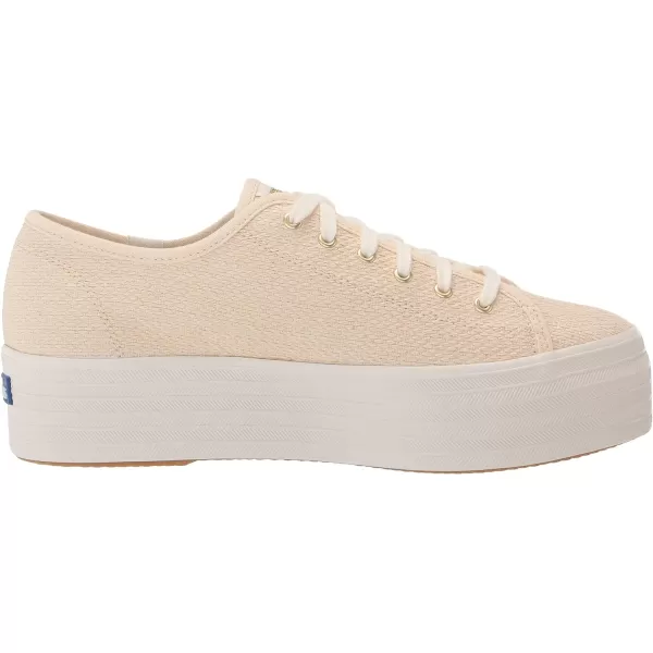 Keds Womens Triple Up Canvas SneakerNaturalGold