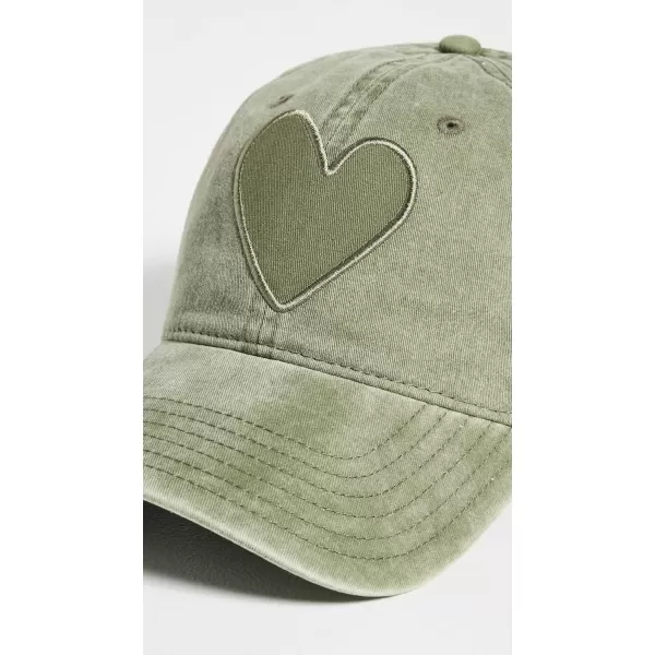 Kerri Rosenthal Womens KR Imperfect Heart HatGreen