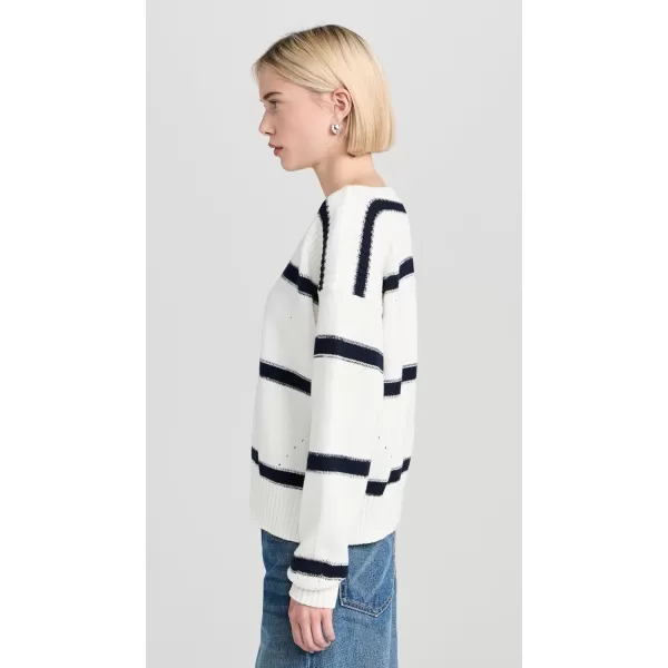 Kerri Rosenthal Womens Kaia Stripe SweaterWhite