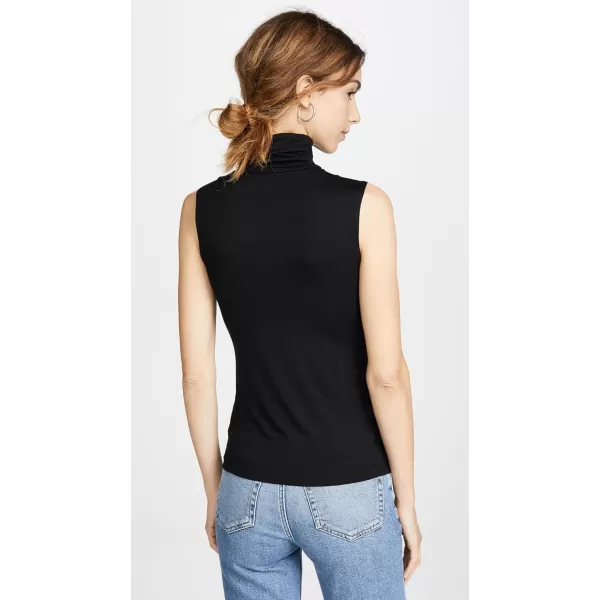 LAGENCE Womens Ceci Sleeveless TurtleneckBlack