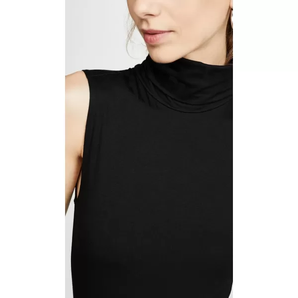 LAGENCE Womens Ceci Sleeveless TurtleneckBlack