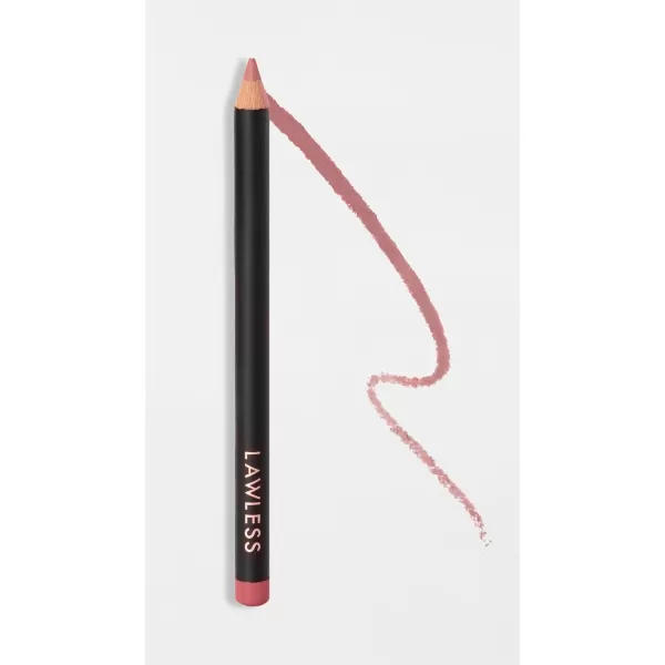 LAWLESS Womens Forget The Filler Definer Lip Liner True Love 004 oz 11 mLPink Sand