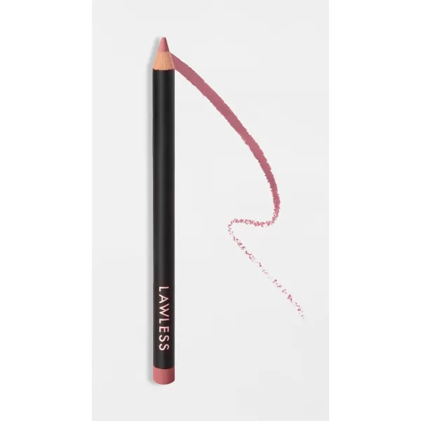 LAWLESS Womens Forget The Filler Definer Lip Liner True Love 004 oz 11 mLPink Slip