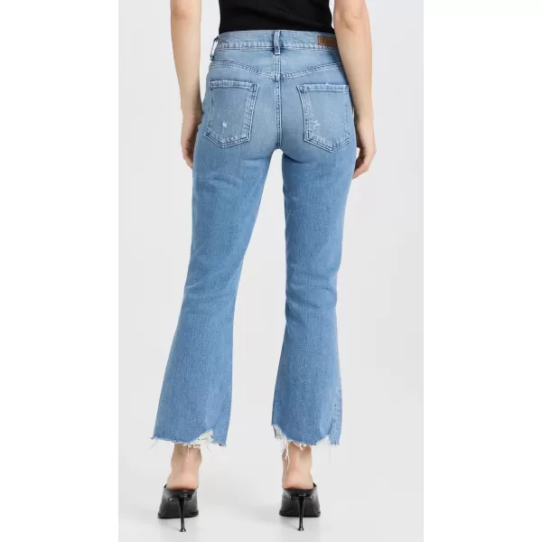 LE JEAN Womens Bella Crop Flare JeansBeach House