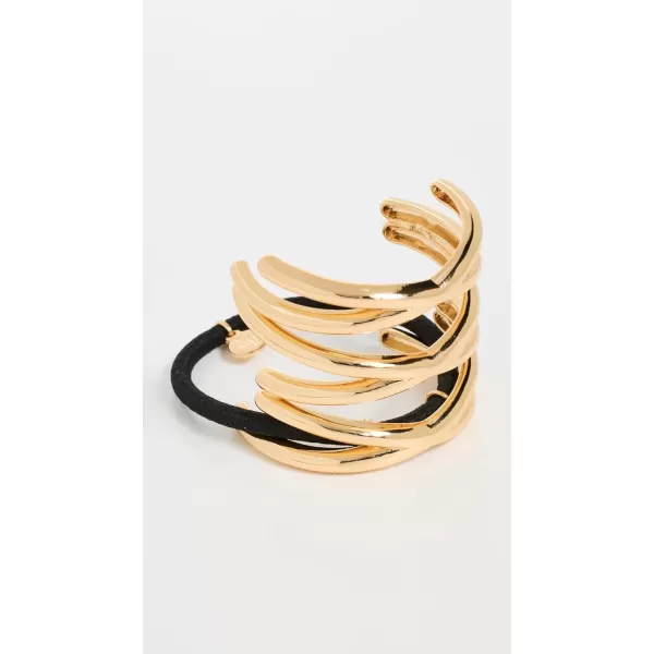 LELET NY Womens Triple Exes Pony Hair Cuff Gold One SizeGold