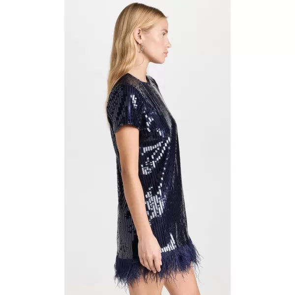 LIKELY Womens Sequin Marullo DressNavy