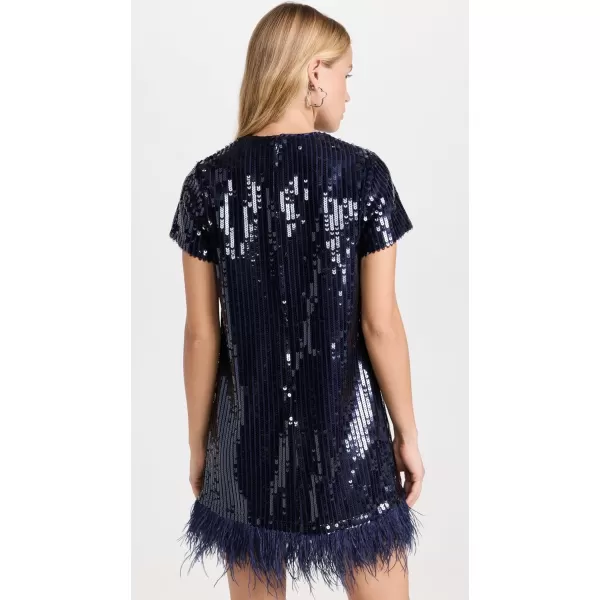 LIKELY Womens Sequin Marullo DressNavy