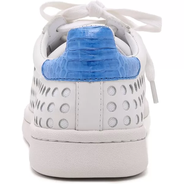 LOEFFLER RANDALL Womens Zora Fashion SneakerWhitePeriwinkle