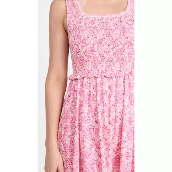 LOVESHACKFANCY Womens Brentlin DressPink Berry Fields