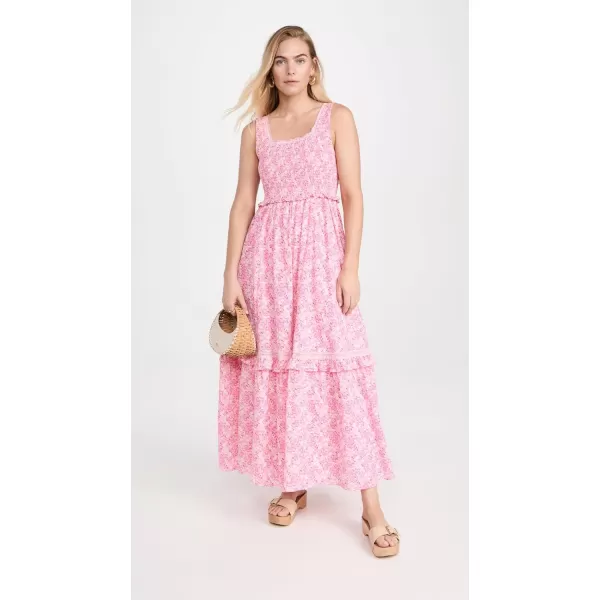 LOVESHACKFANCY Womens Brentlin DressPink Berry Fields