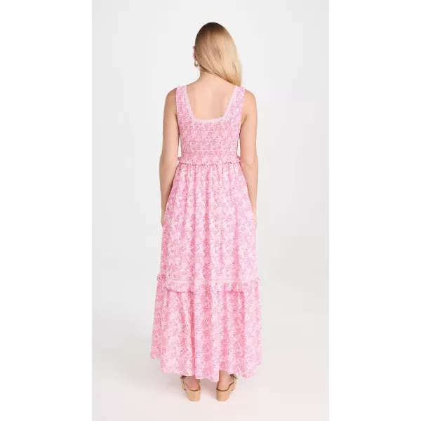 LOVESHACKFANCY Womens Brentlin DressPink Berry Fields