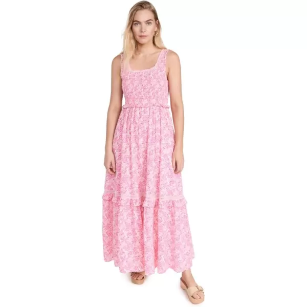 LOVESHACKFANCY Womens Brentlin DressPink Berry Fields