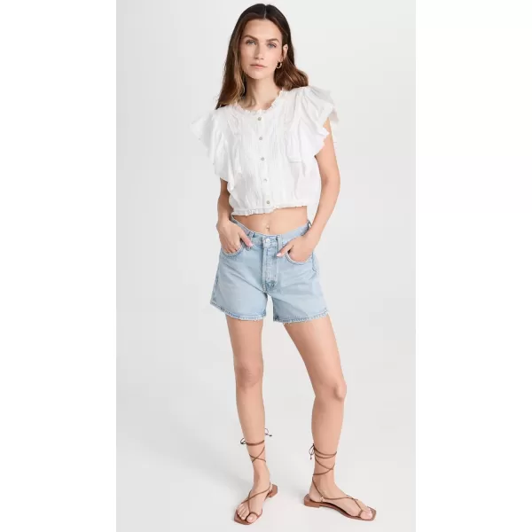 LOVESHACKFANCY Womens Nora TopAntique White