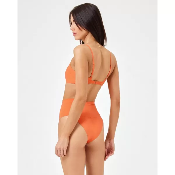 LSpace Womens ALEC Bikini TopTangerine