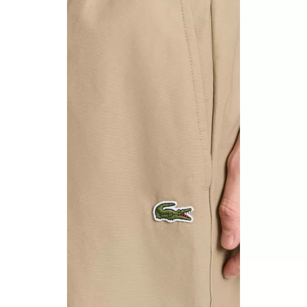 Lacoste Mens Relaxed Fit Short WAdjustable WaistLion Beige