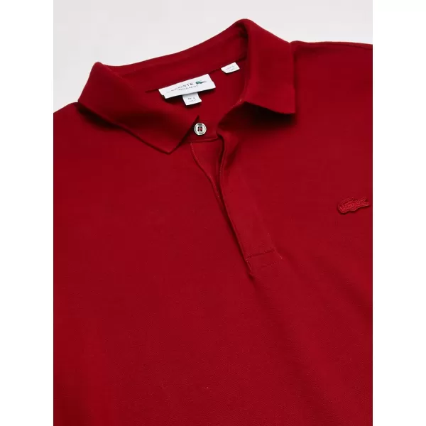 Lacoste Mens Short Sleeve Paris PoloAlizarin