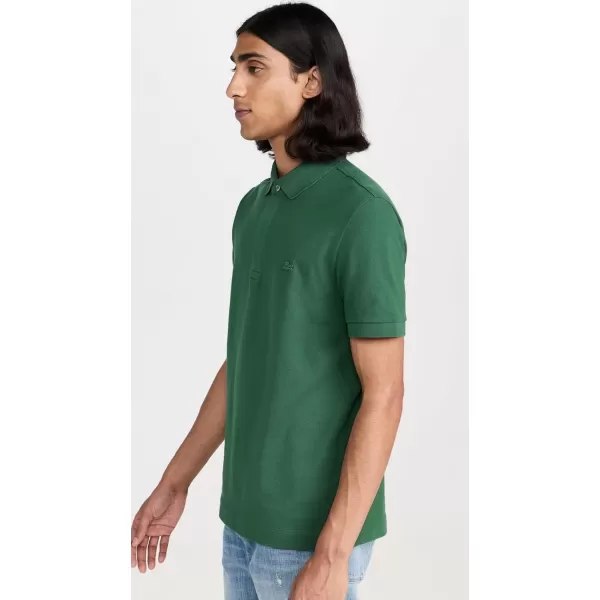 Lacoste Mens Short Sleeve Paris PoloAppalachan Green