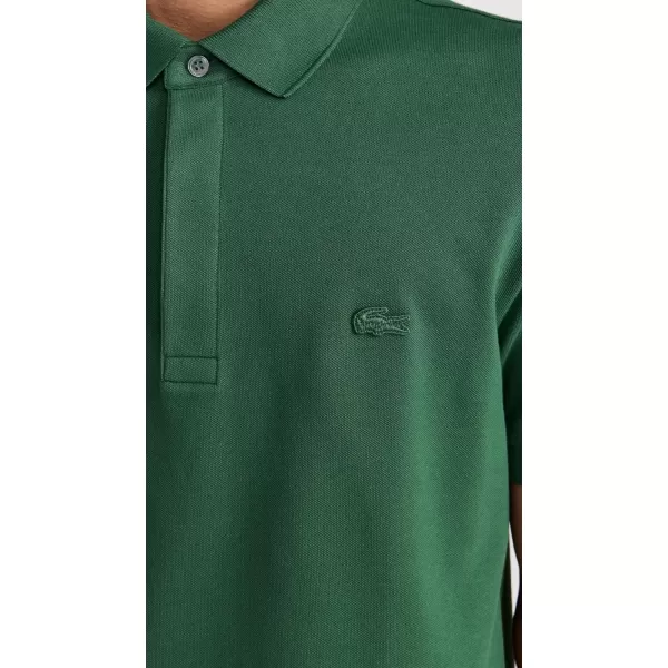 Lacoste Mens Short Sleeve Paris PoloAppalachan Green