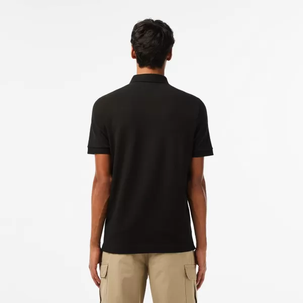 Lacoste Mens Short Sleeve Paris PoloBlack