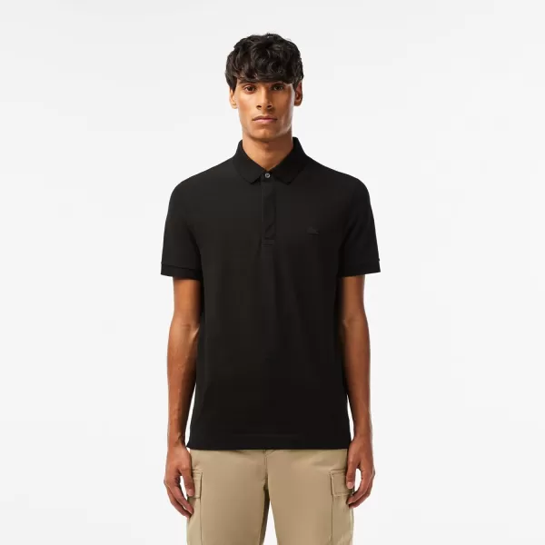 Lacoste Mens Short Sleeve Paris PoloBlack